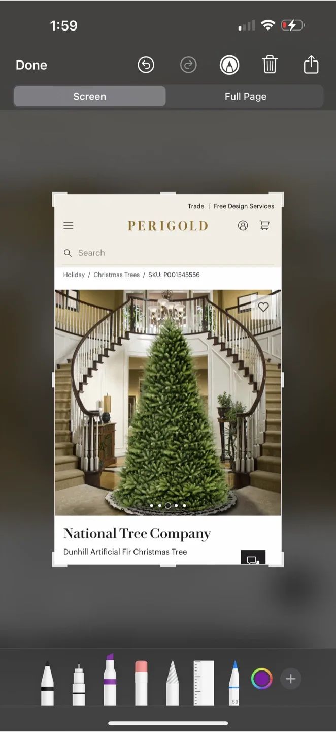 National Tree Company Dunhill Artificial Fir Christmas Tree image indicator(3)