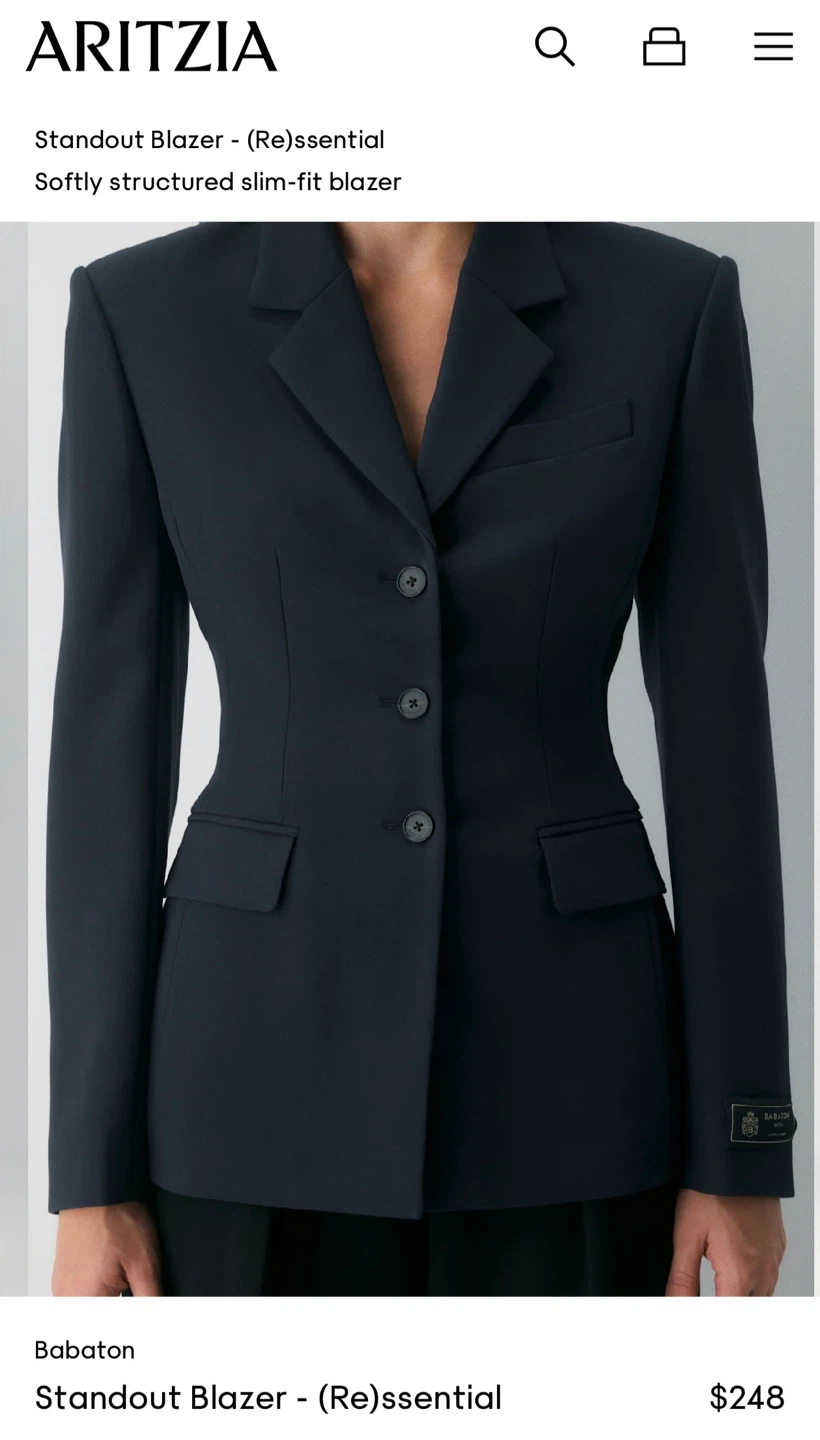 Aritzia Babaton Standout Blazer (size 4) - photo 2