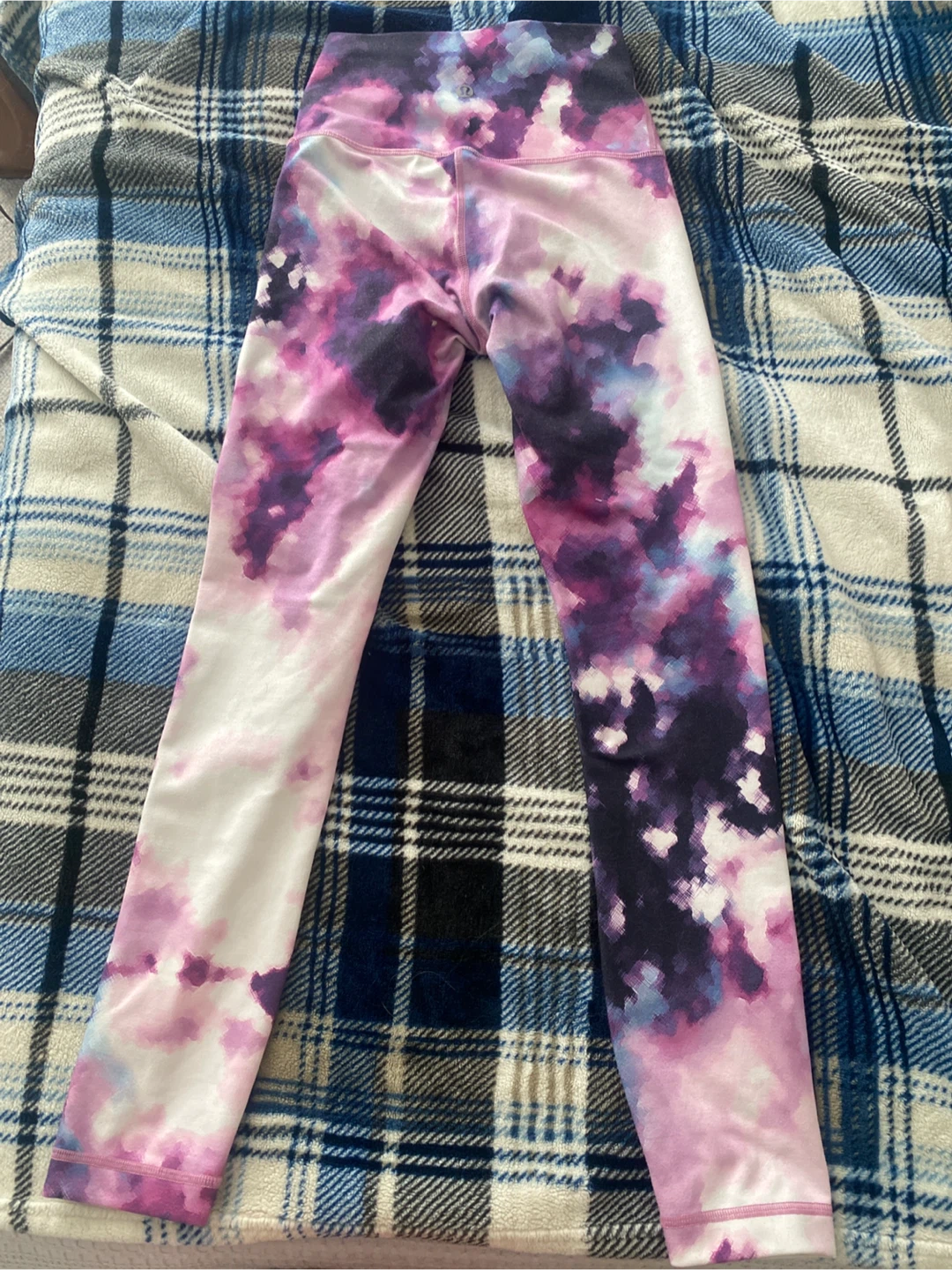 Lululemon Purple Tie Dye Leggings