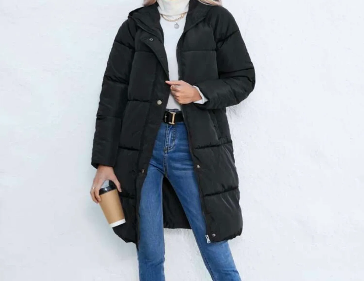 Black Puffer Coat
