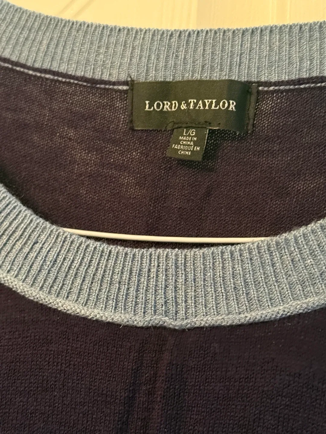 Lord & Taylor Striped Sweater - Size L image indicator(2)
