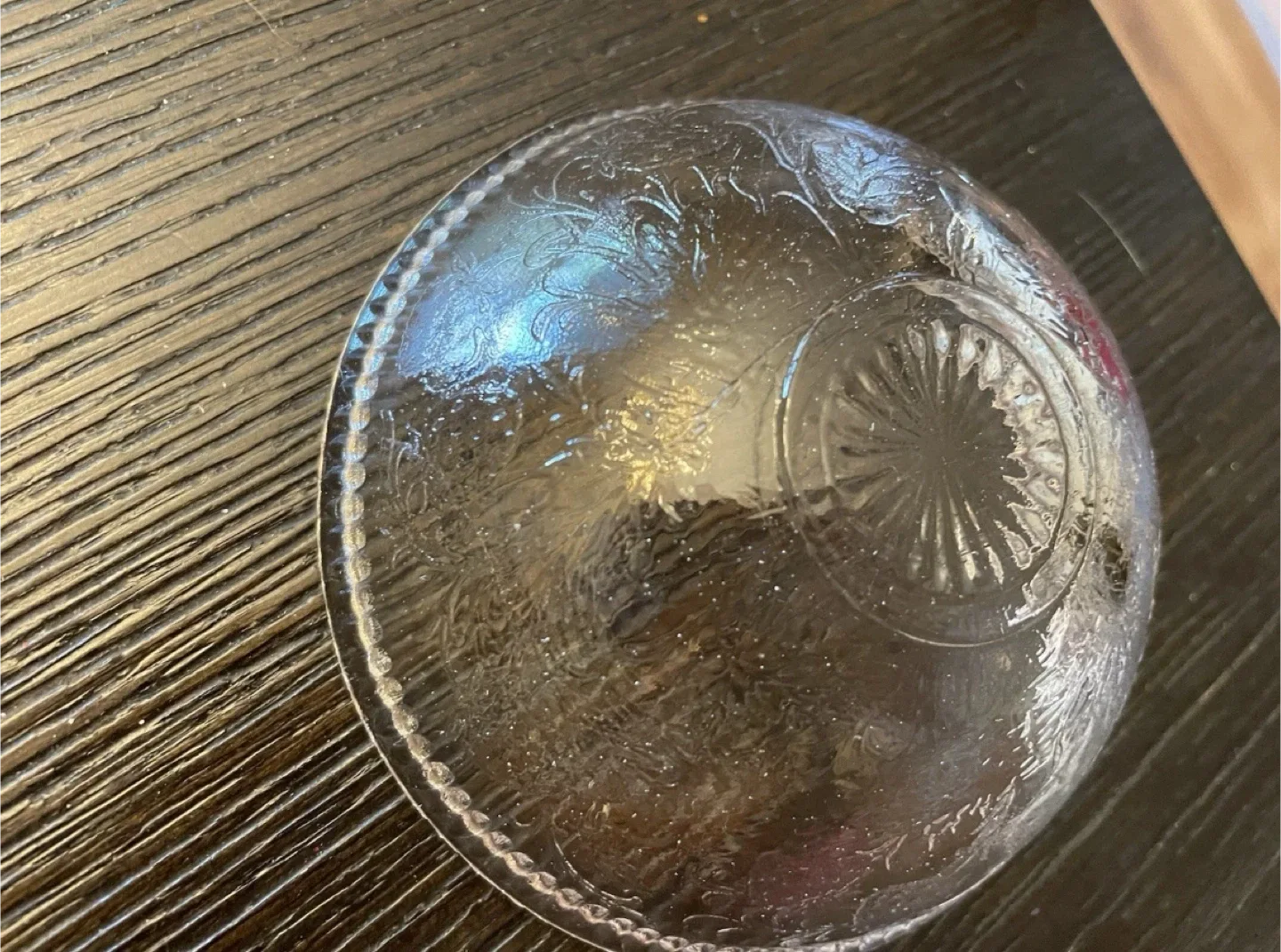 Vintage Pink Depression glass- Strawberry Marigold Pattern image indicator(4)