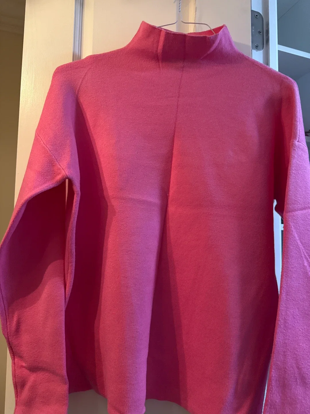 Tahari Pink Mock Neck Sweater - Size L image indicator(3)