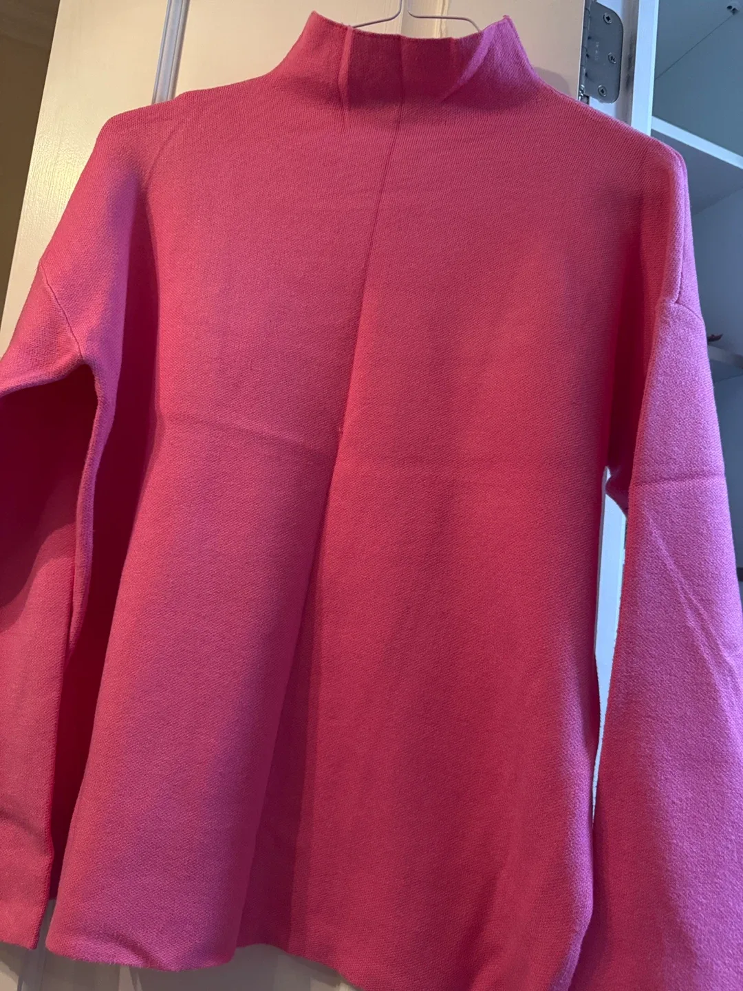 Tahari Pink Mock Neck Sweater - Size L