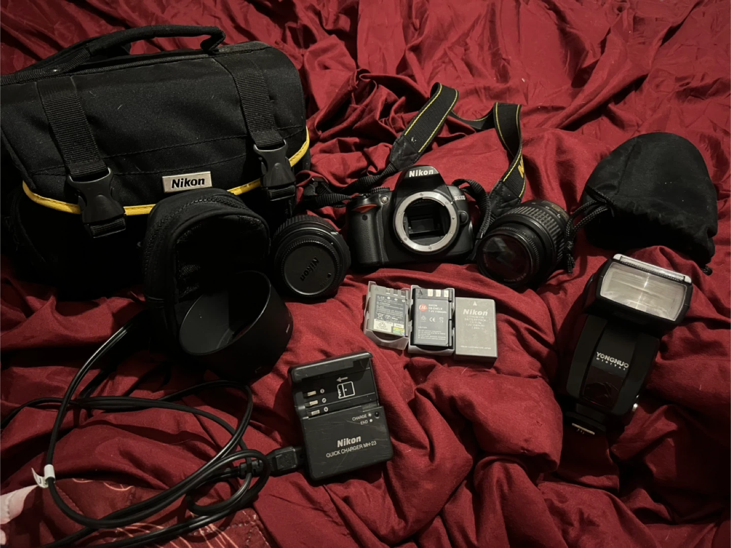 Nikon D3000 with Lenses & Accessories