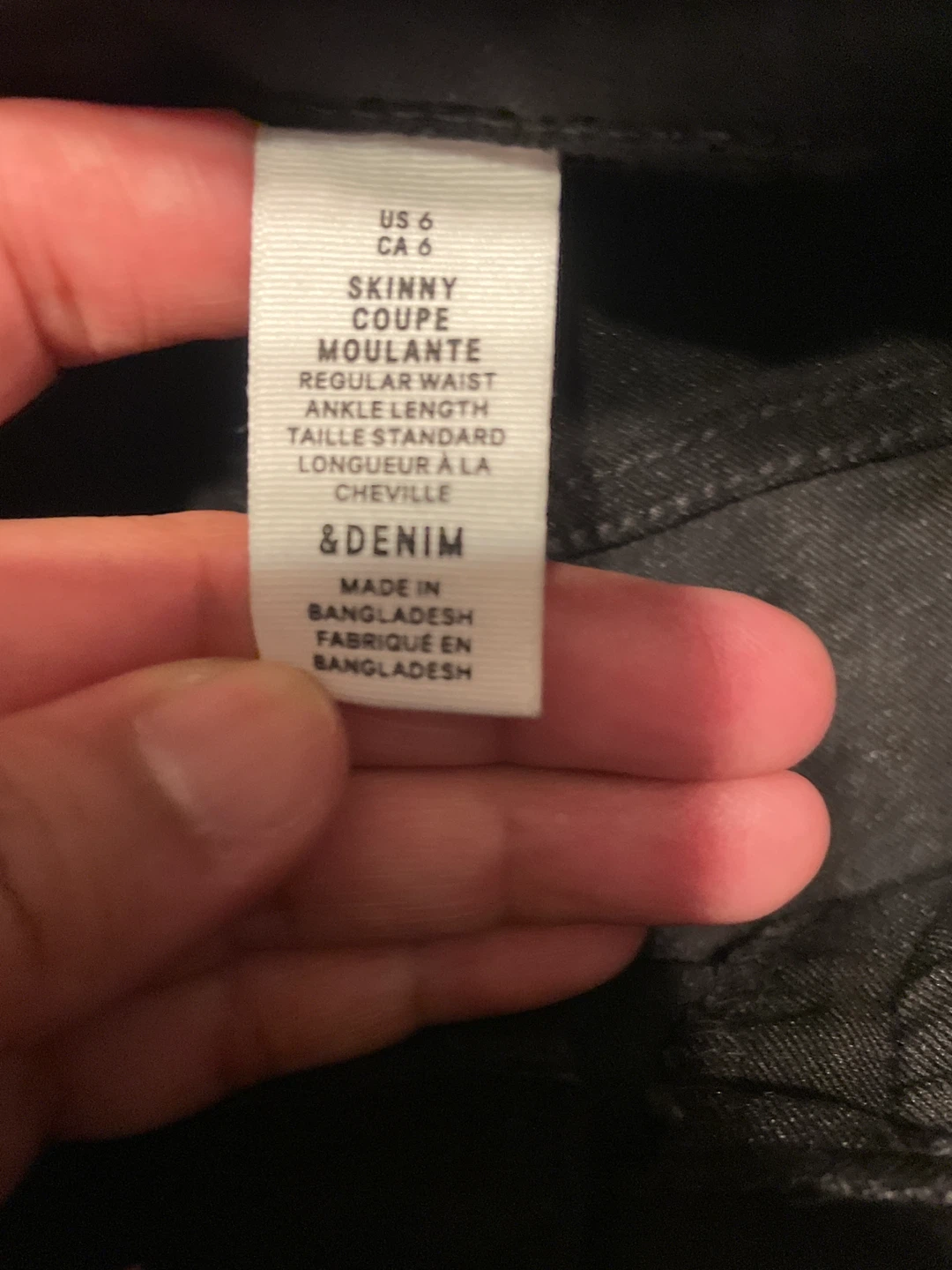 H&M women’s black denim skinny jeans - photo 2