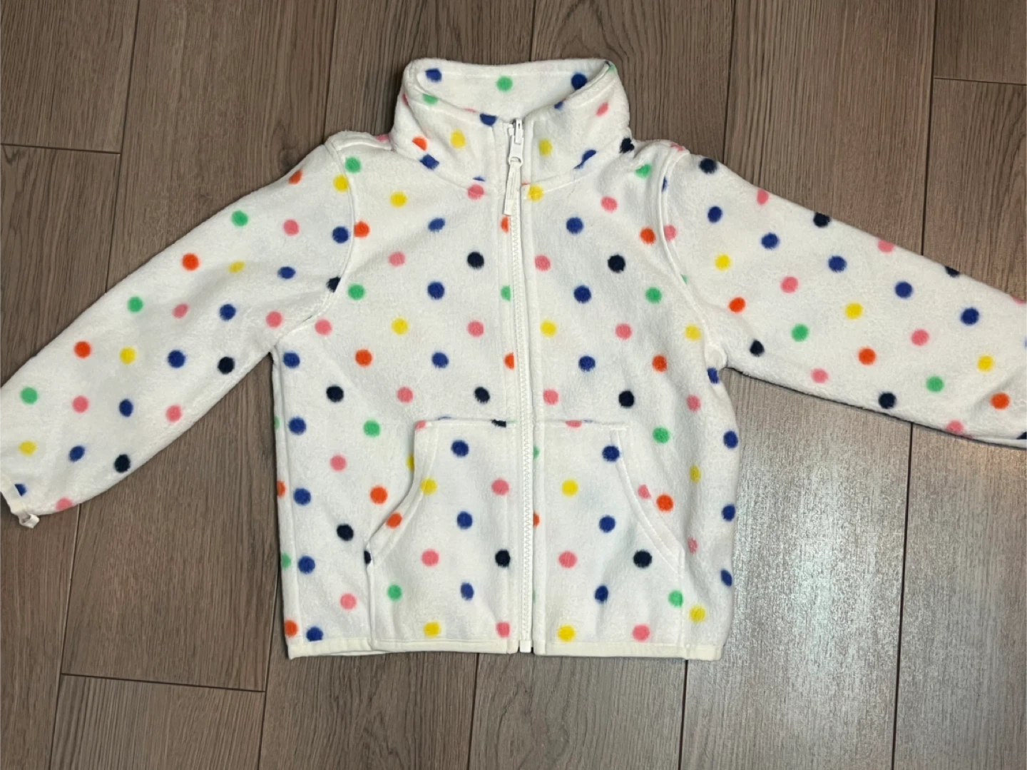 Toddler girls Size 3 fleece zip up
