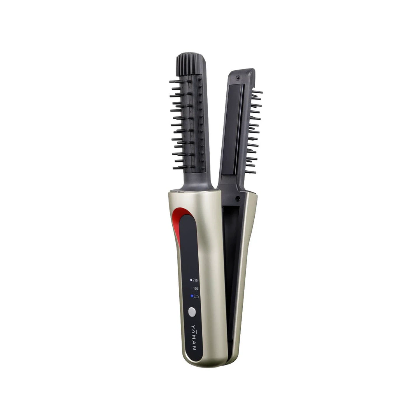 Ya-Man Hair Straightening & Volumizing Brush Iron USB Type-C