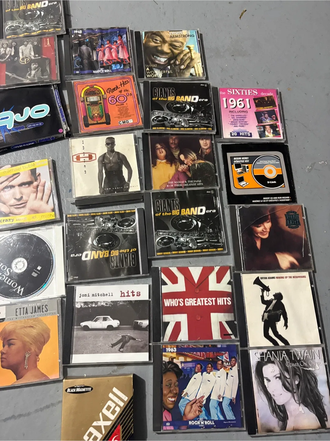 Mixed Lot of Rock & Roll CDs and VHS Tape image indicator(4)