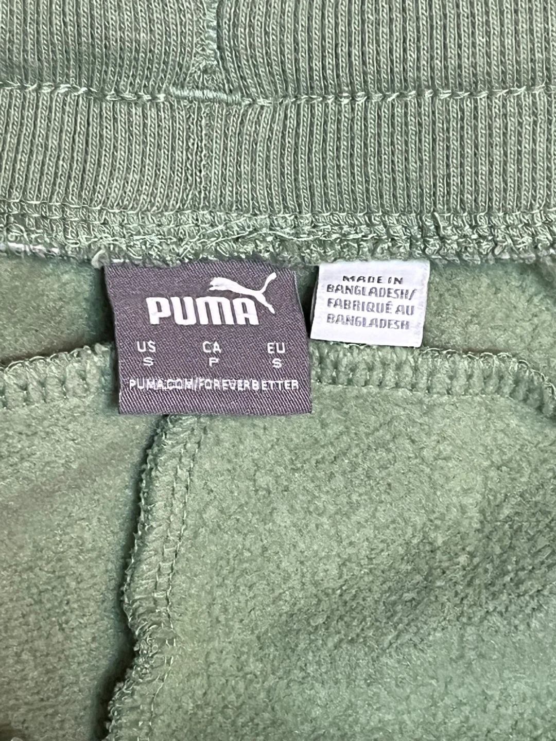 Puma Green Joggers - Size Small - photo 3