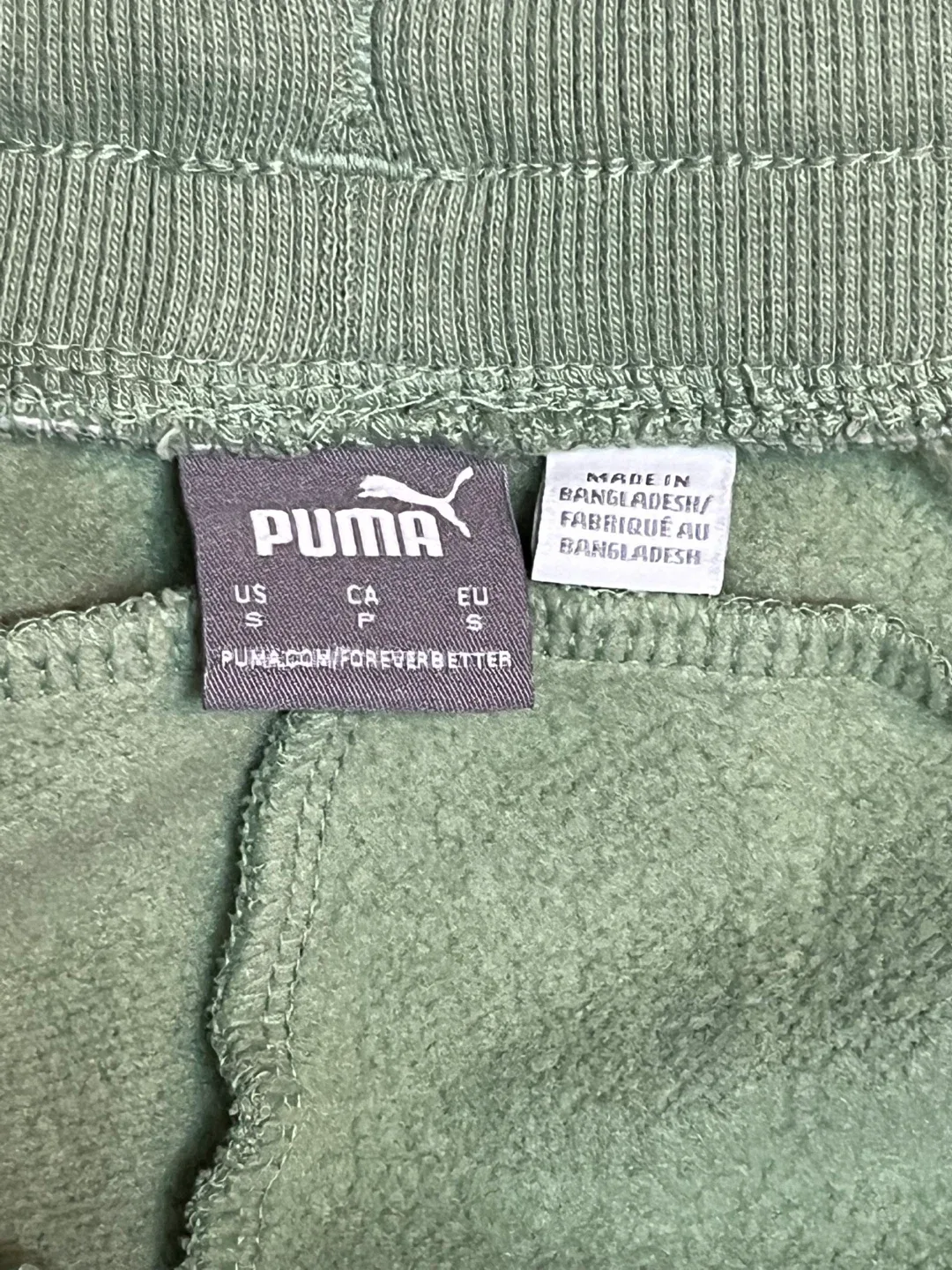 Puma Green Joggers - Size Small image indicator(3)