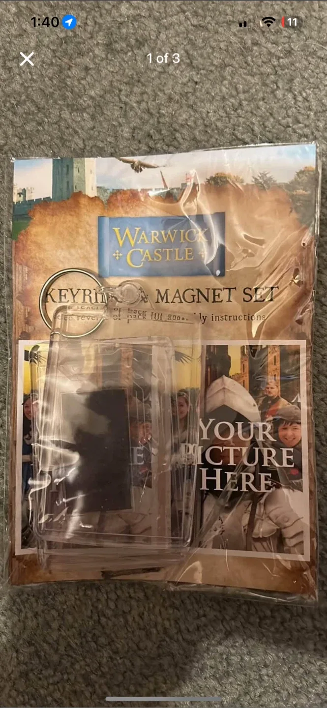 Keyring and magnet picture set 🥕