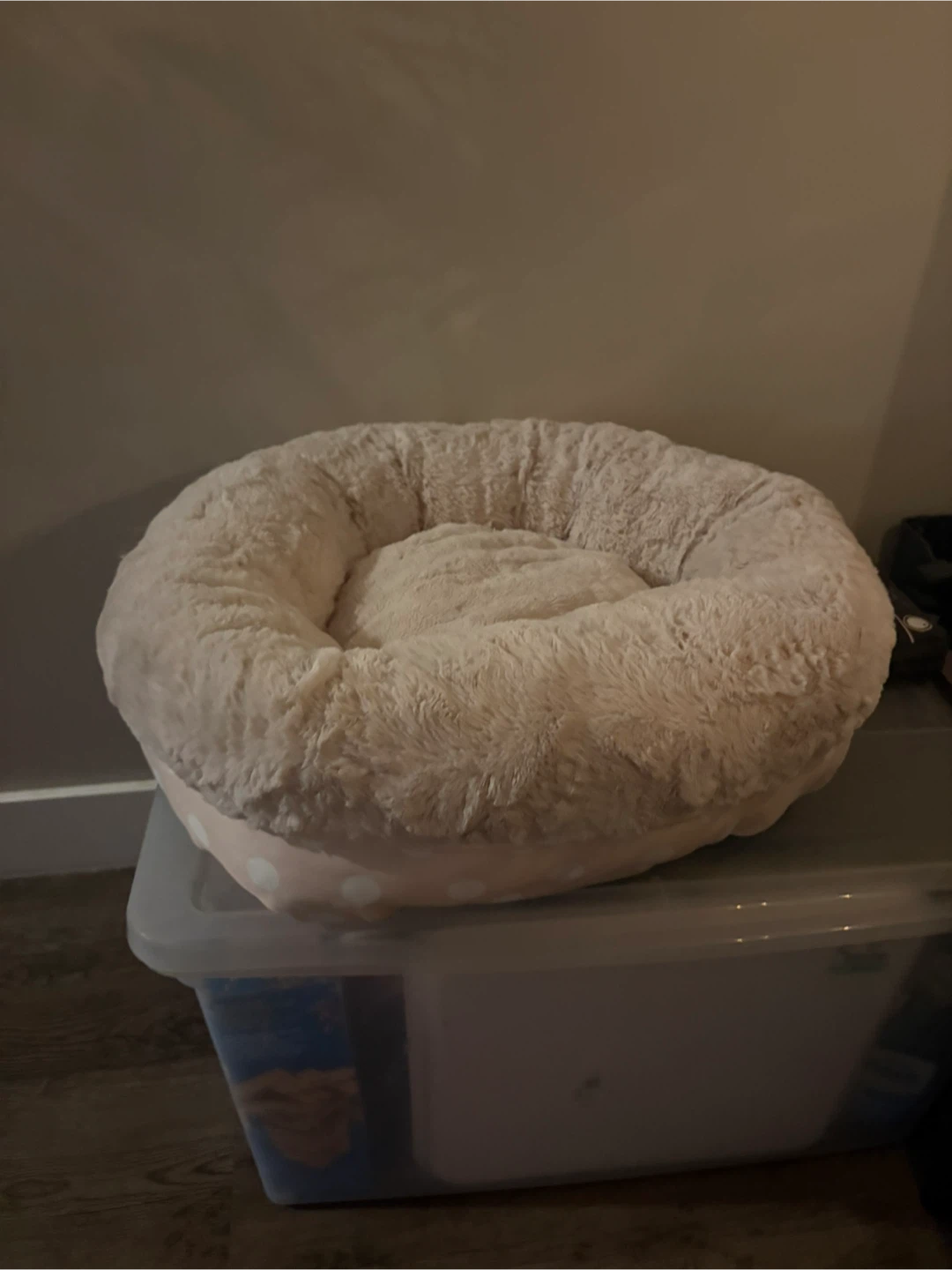 Pink Polka Dot Pet Bed - photo 2
