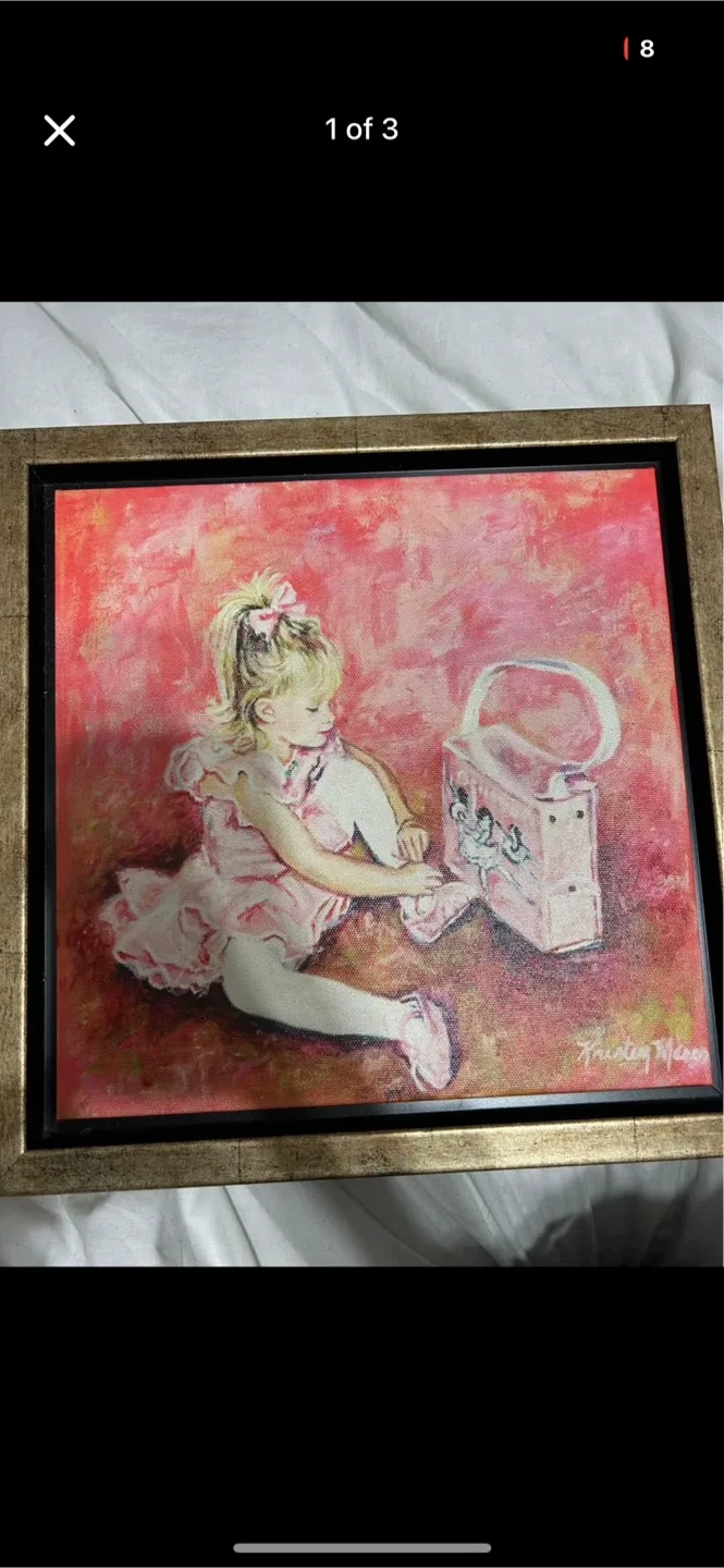 Little ballerina painting 🥕