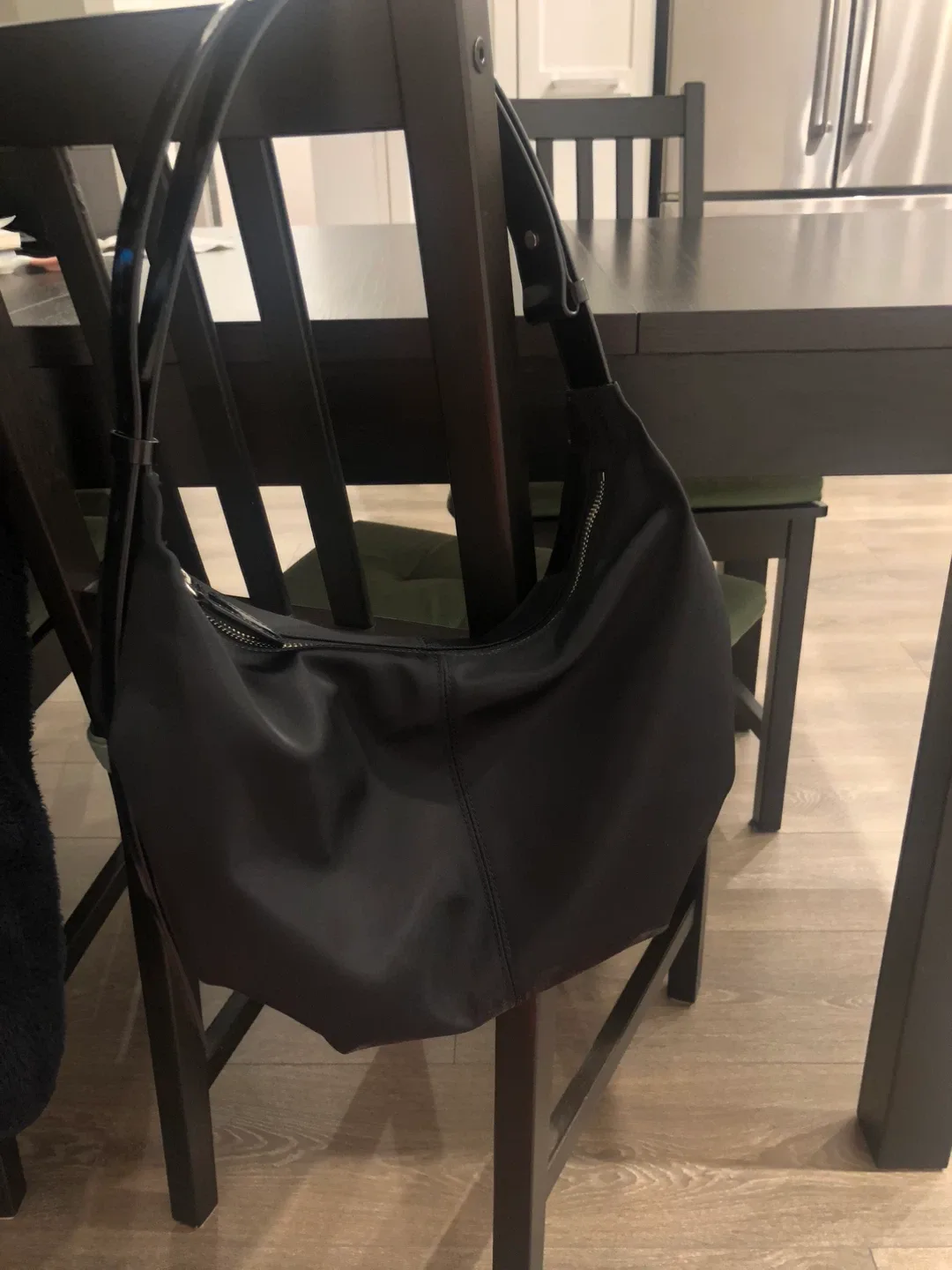 Nothing Written nylon hobo Bag image indicator(4)