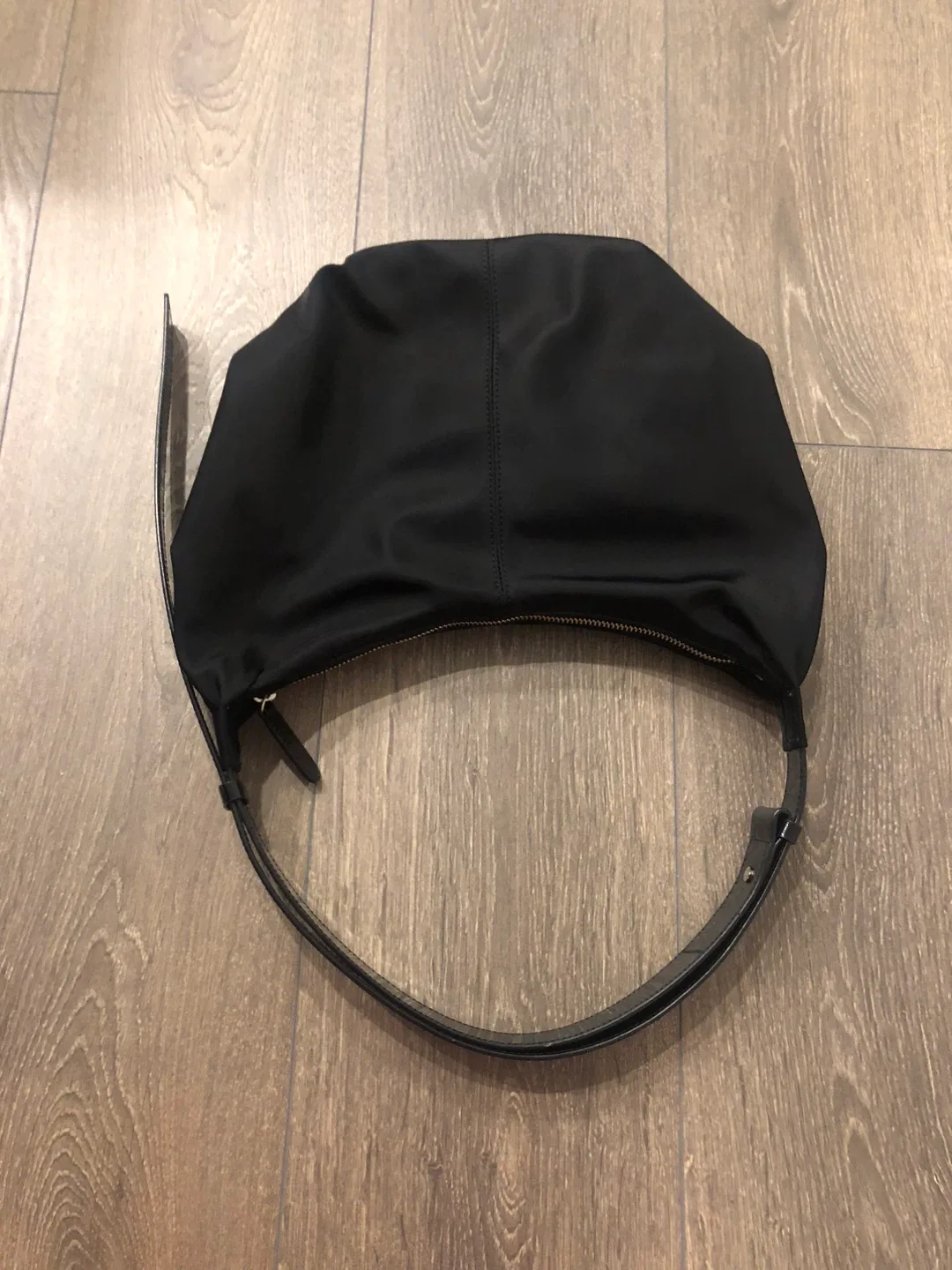 Nothing Written nylon hobo Bag image indicator(2)