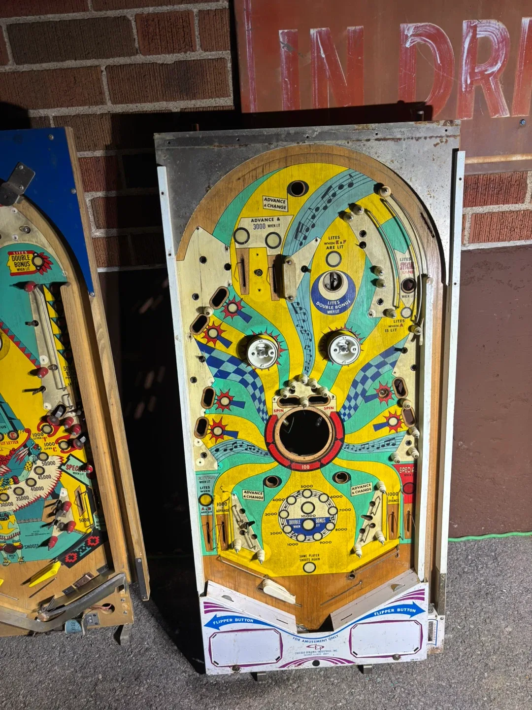 Vintage Pinball Machine Parts image indicator(4)