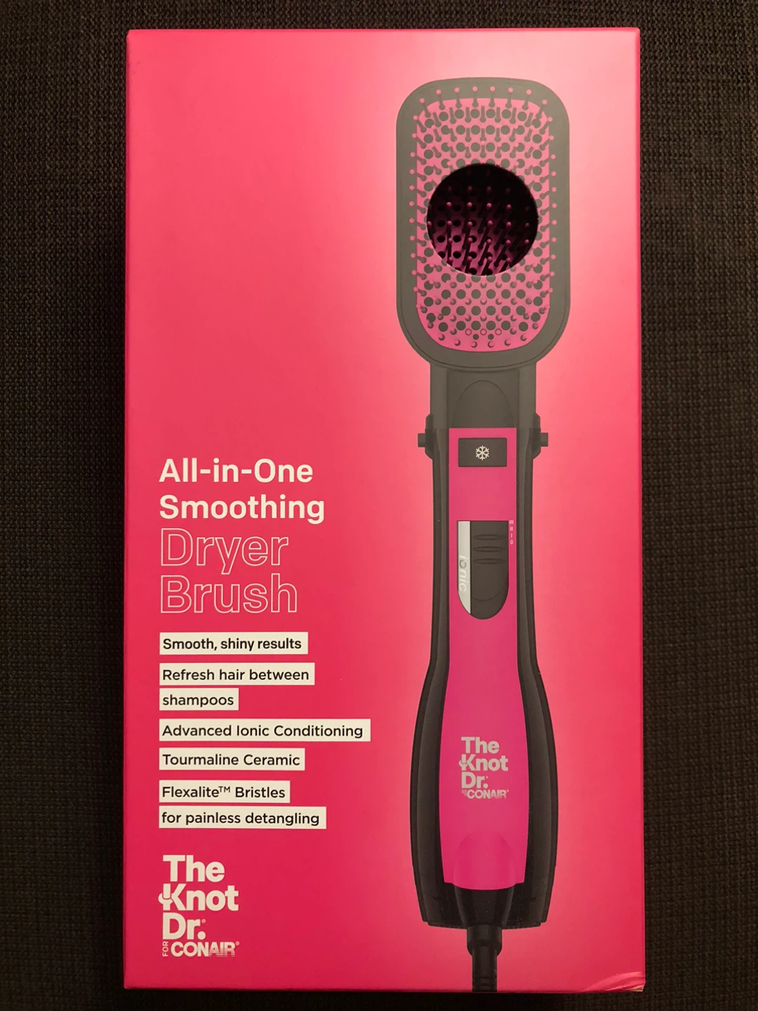 The Knot Dr. - Conair Smoothing Dryer Brush (New)🥕