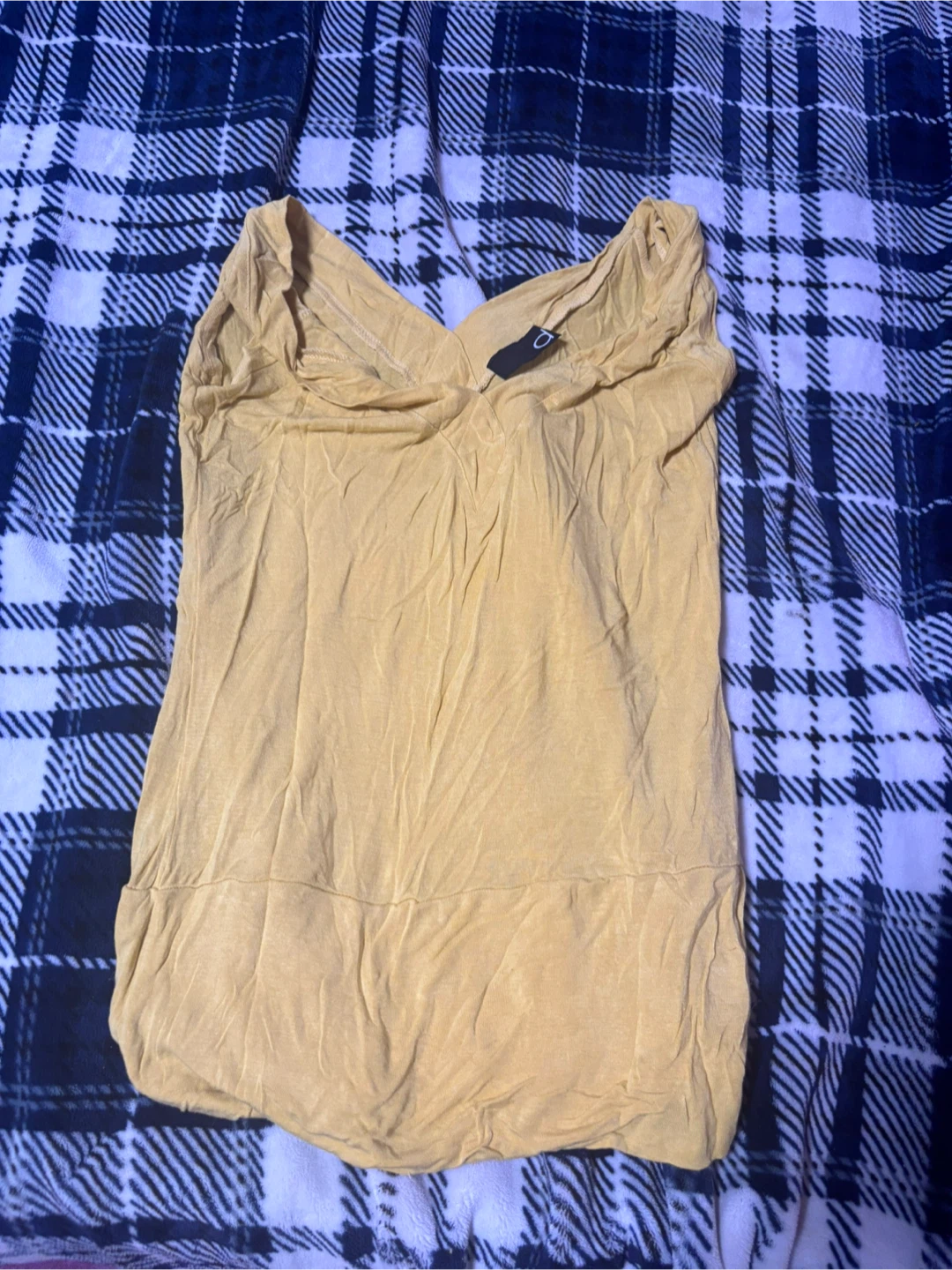 Q Yellow Tank Top - Size Small