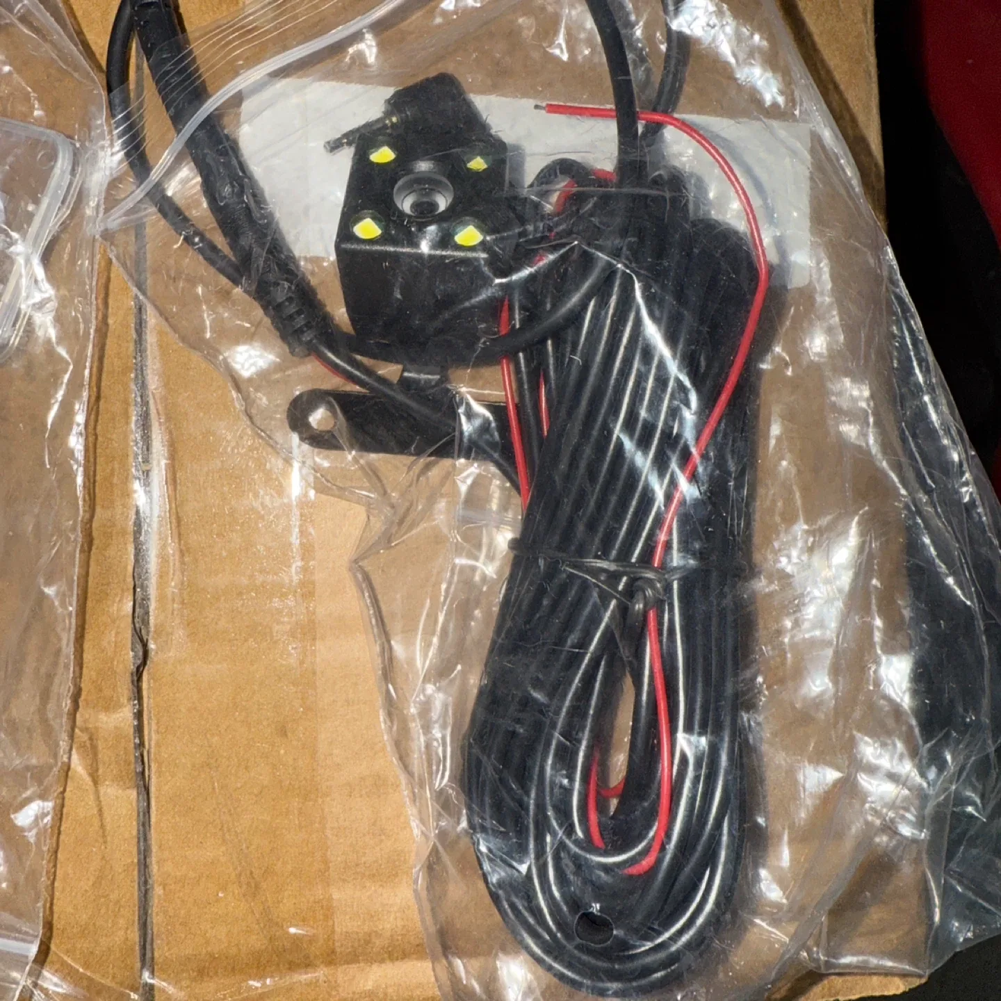 1080p dash cam 4 cameras motion det 64g memory card brand new image indicator(5)