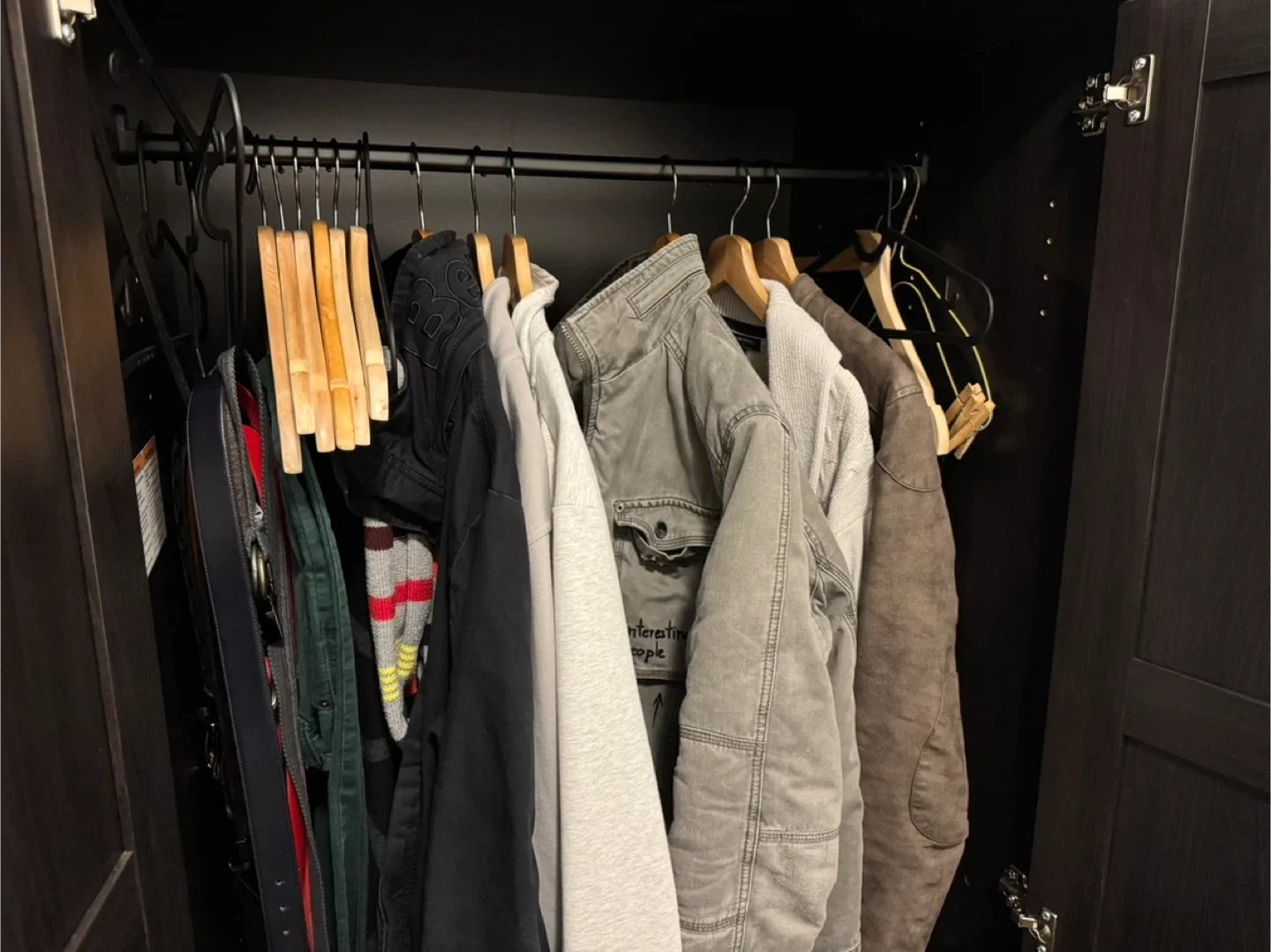 IKEA Rakkestad Wardrobe - Black-Brown image indicator(2)