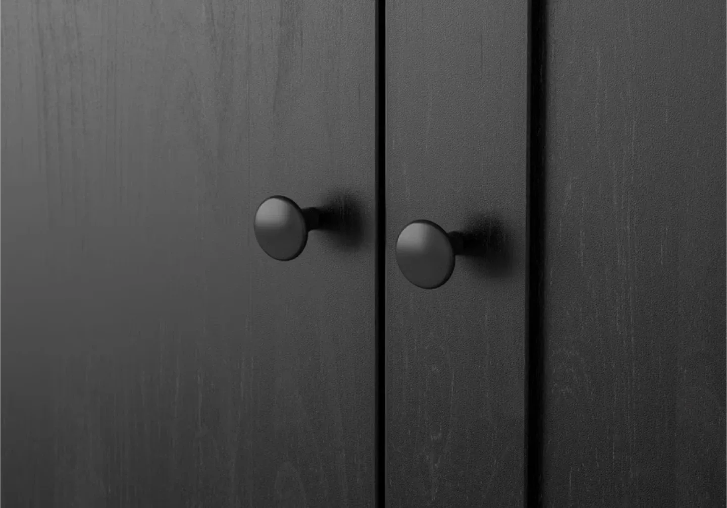 IKEA Rakkestad Wardrobe - Black-Brown image indicator(4)