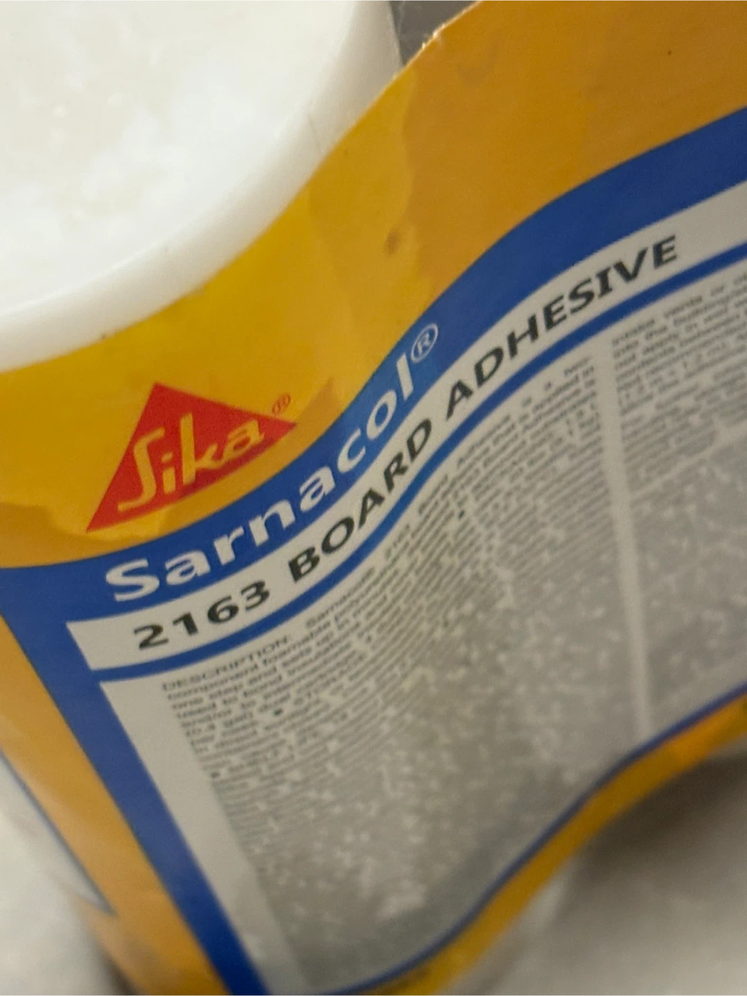 Sika Sarnacol 2163 Board Adhesive - photo 2