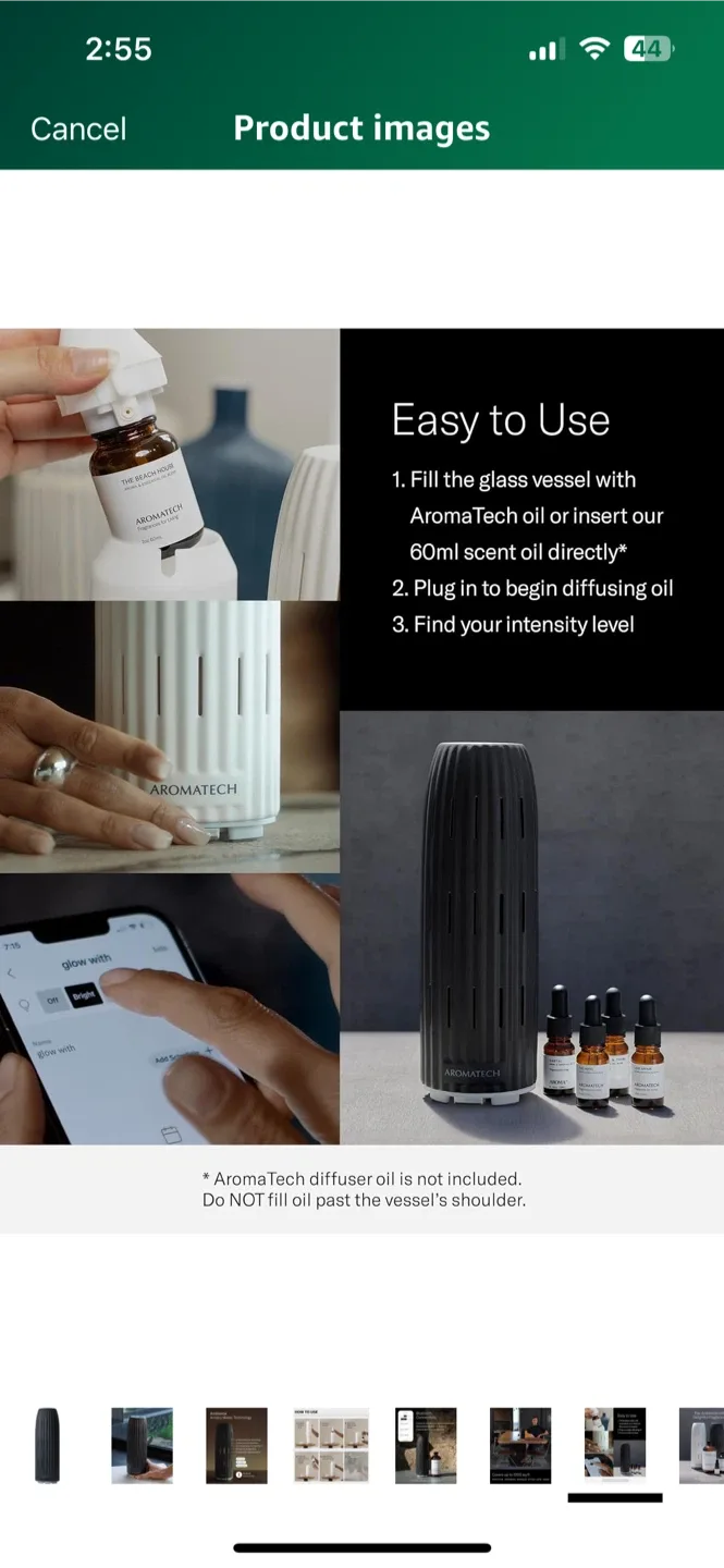 AromaTech AroMini Bluetooth Scent Diffuser image indicator(6)