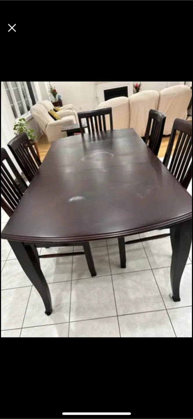 Dining Table with Six Chairs image indicator(4)