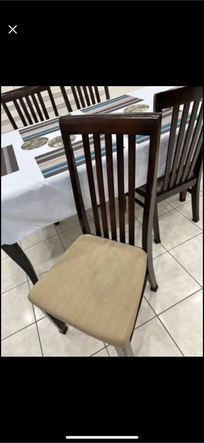 Dining Table with Six Chairs image indicator(8)