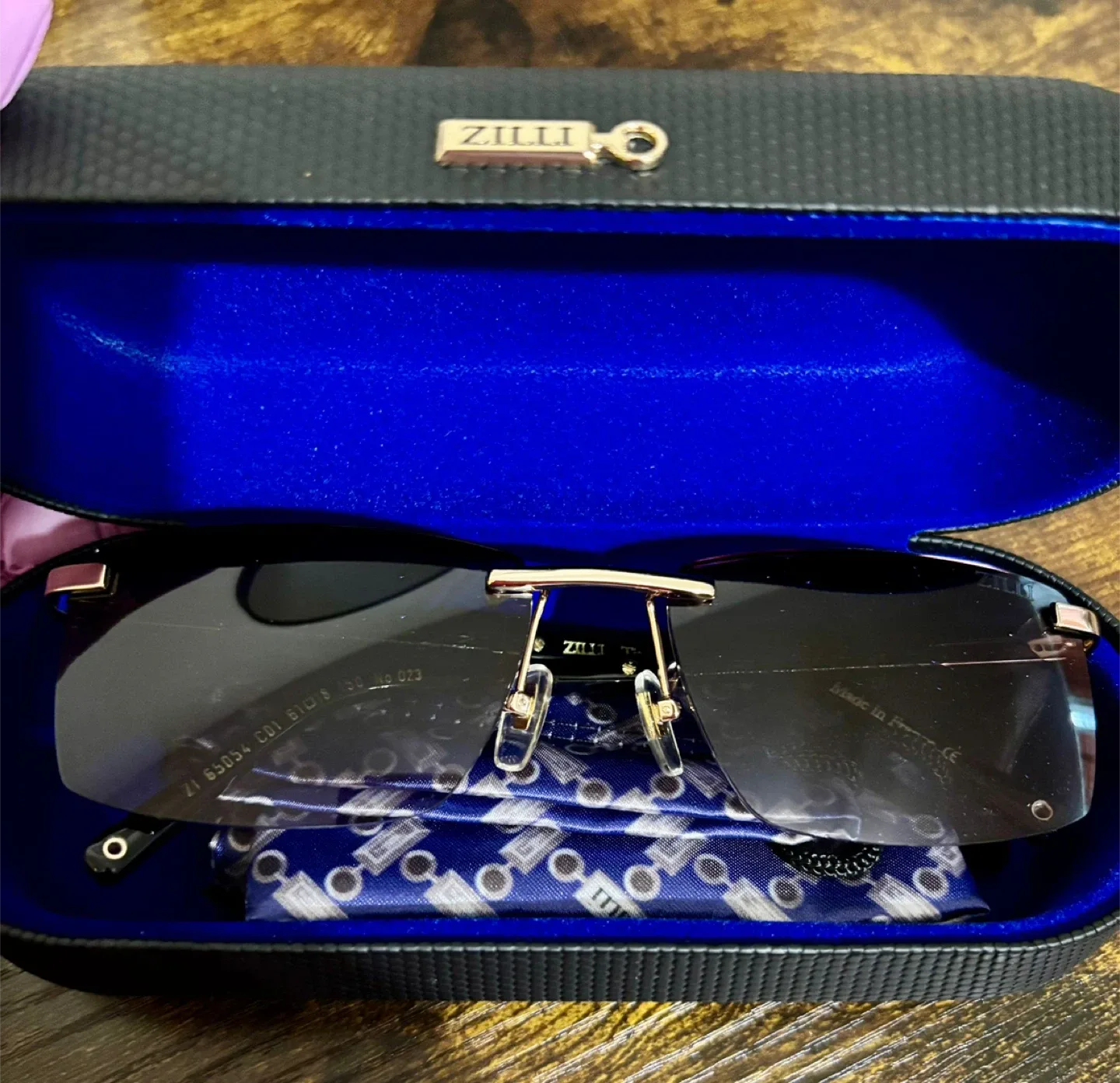 Zilli sunglasses men ZI 65054 C03 black onyx gem stone image indicator(3)