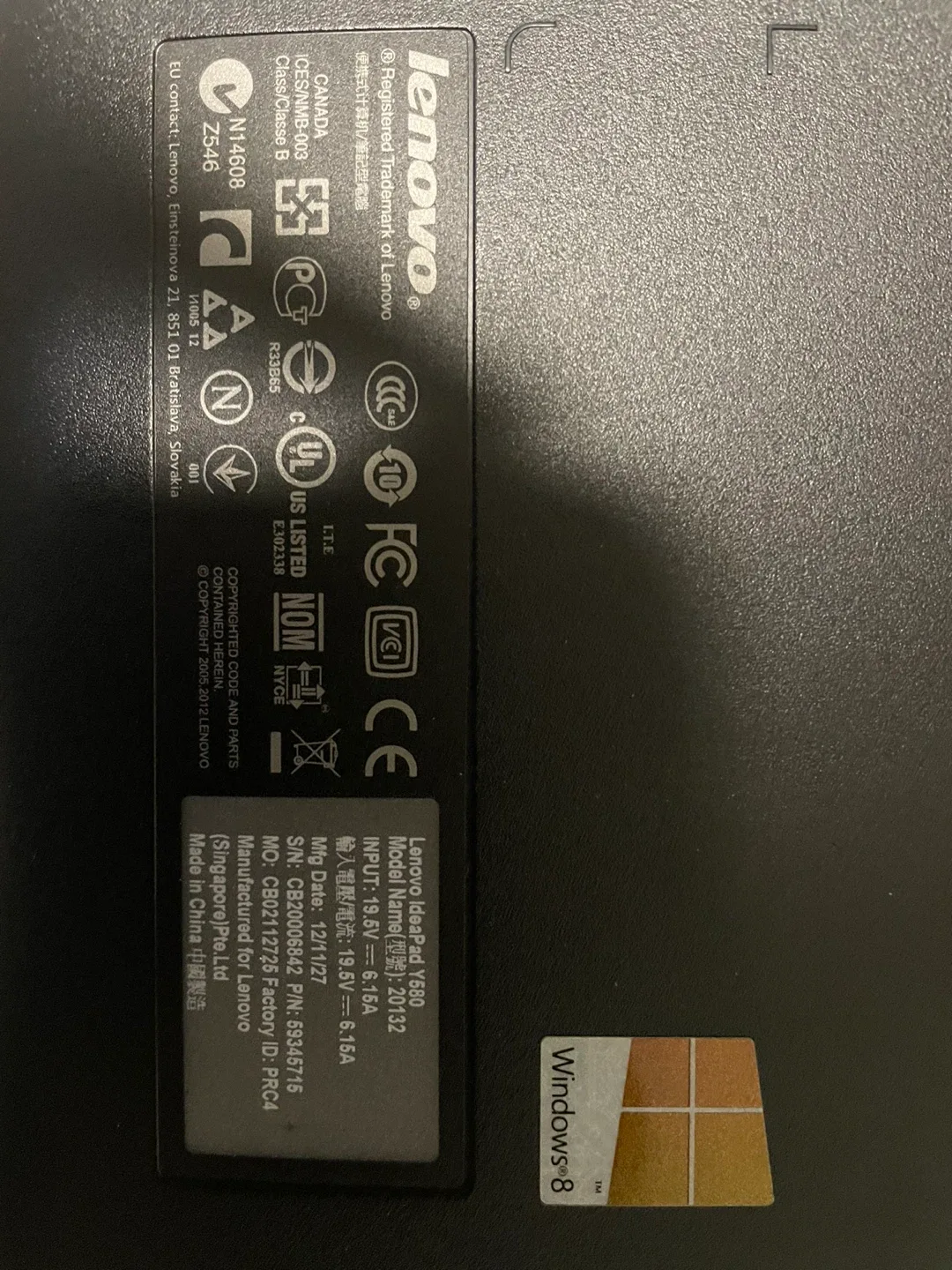 Lenovo Y560 Laptop i7 image indicator(9)