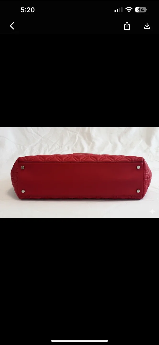 Kate Spade Red Quilted Xmas Holiday Designer Bag image indicator(8)