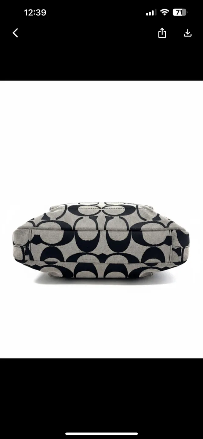 Coach Classic Daisy Signature Flap Bag Y2K image indicator(6)