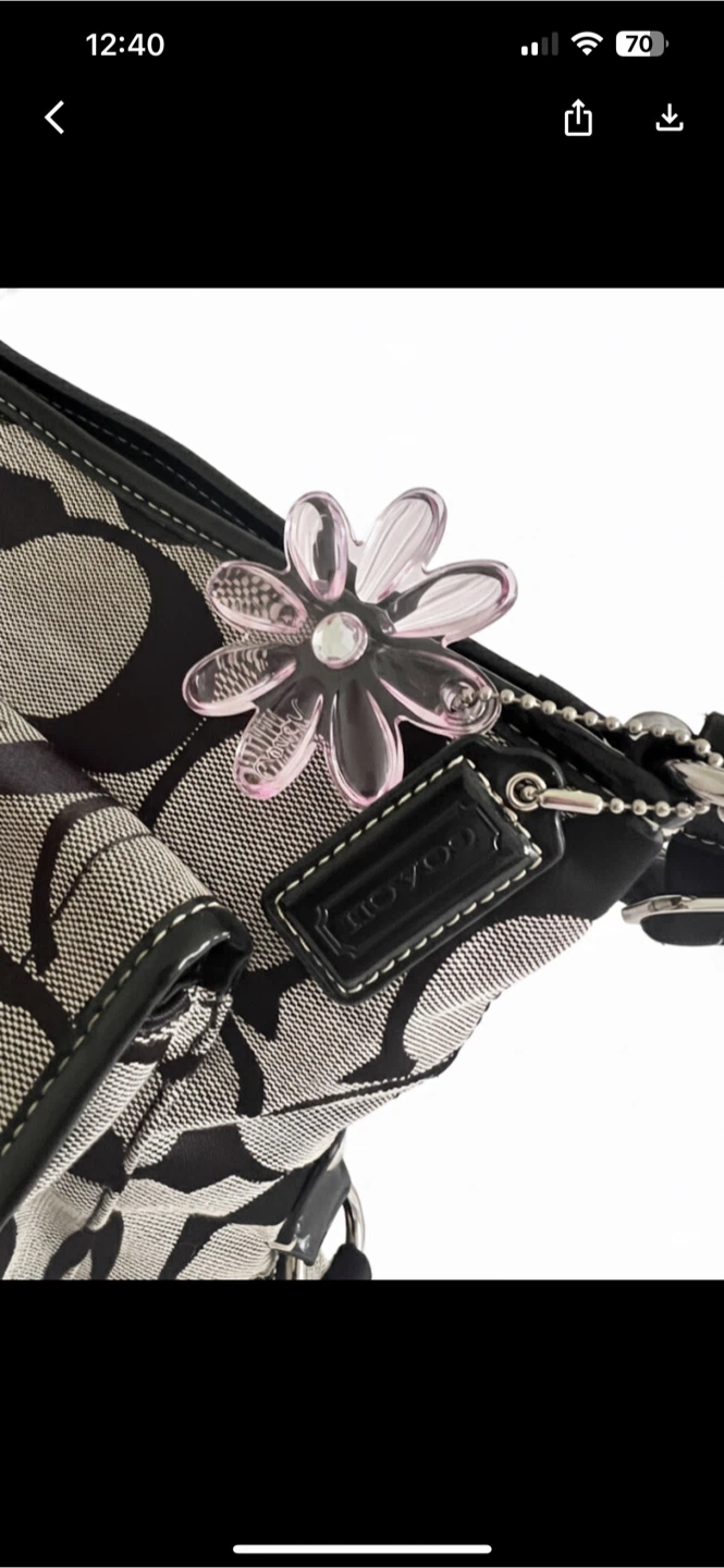 Coach Classic Daisy Signature Flap Bag Y2K - photo 4