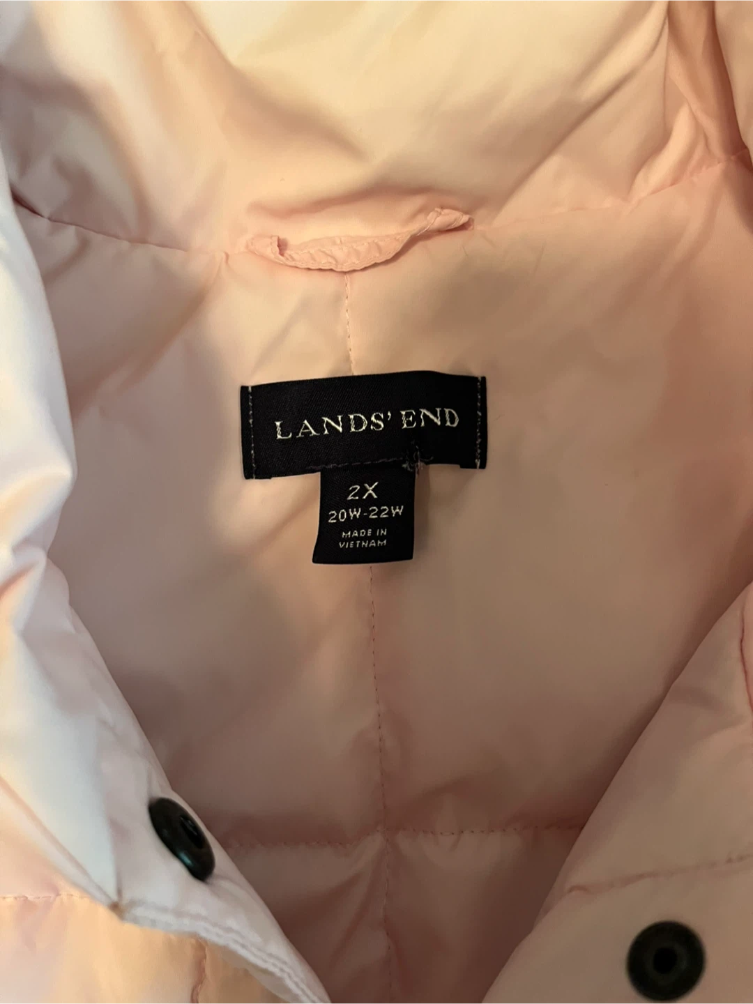 Lands' End Down Vest - 2X (20W-22W) - photo 2