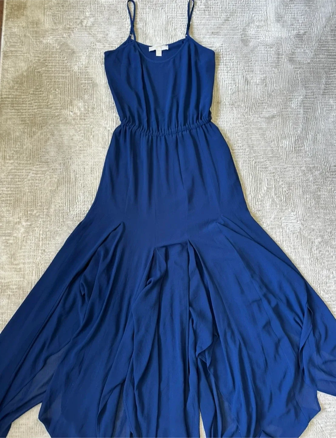 Michael Kors Blue Spaghetti Strap Dress thumbnail