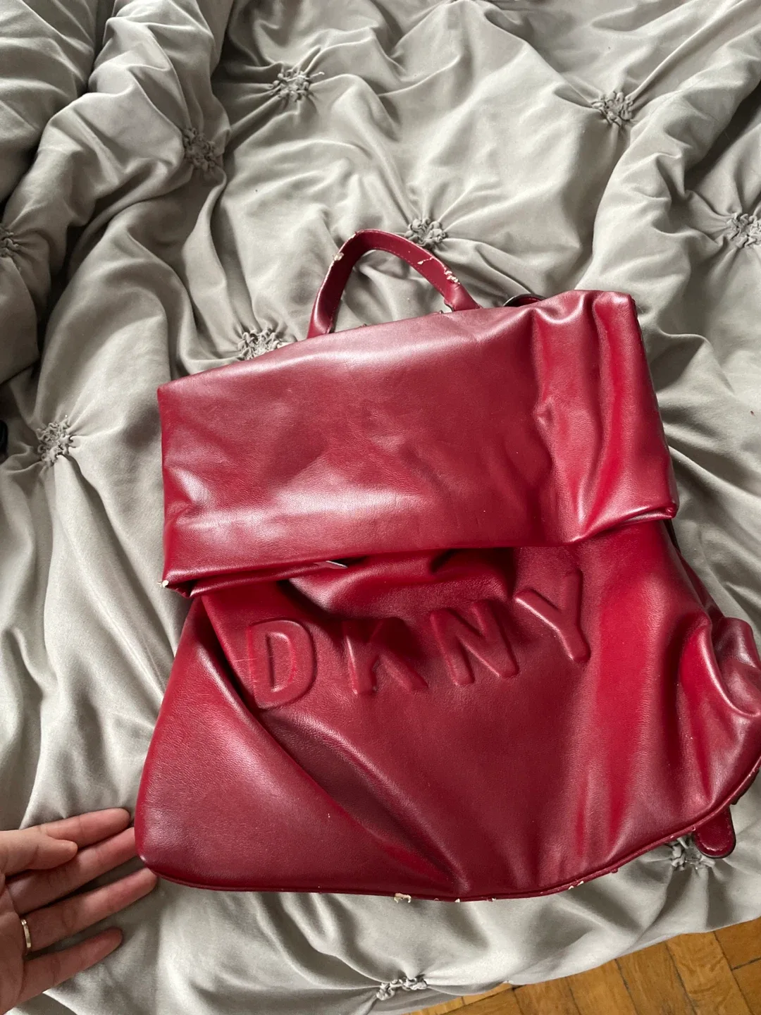 DKNY Leather backpack image indicator(5)