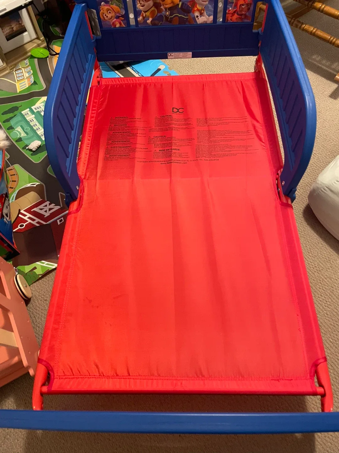 Paw Patrol Toddler Bed with Bedding