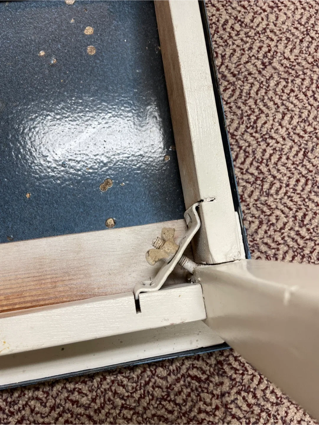 Vintage 1920's Children's Table - White & Blue image indicator(10)