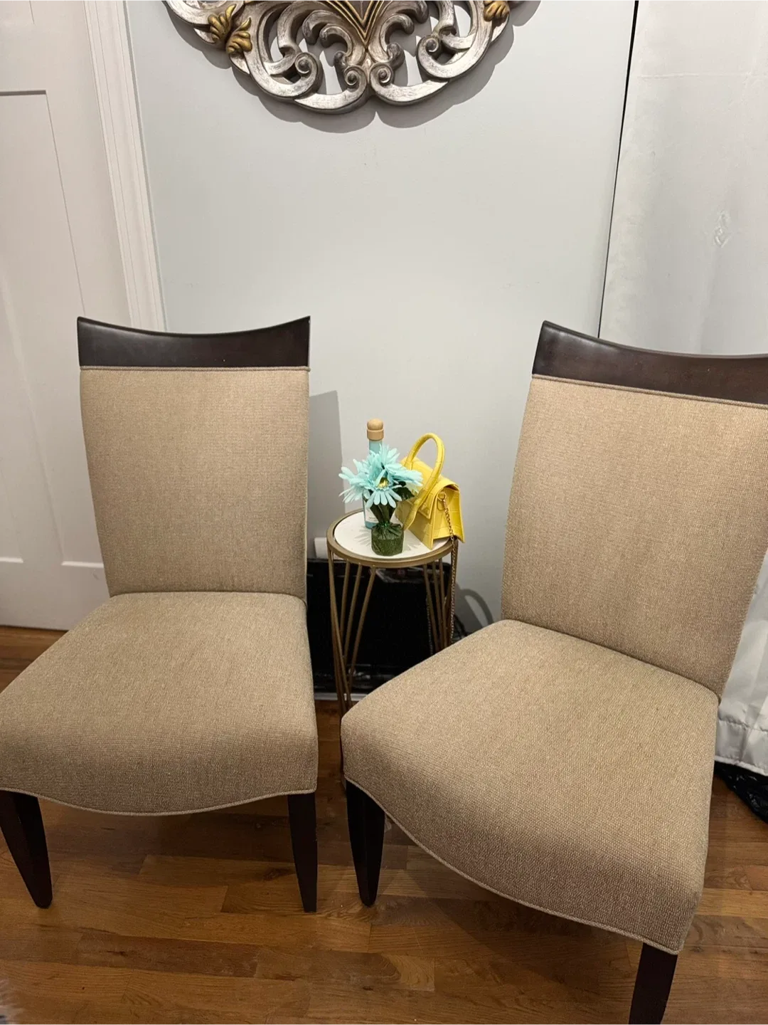 Set of 2 DONGHIA Dining Chairs - Beige🥕 image indicator(3)