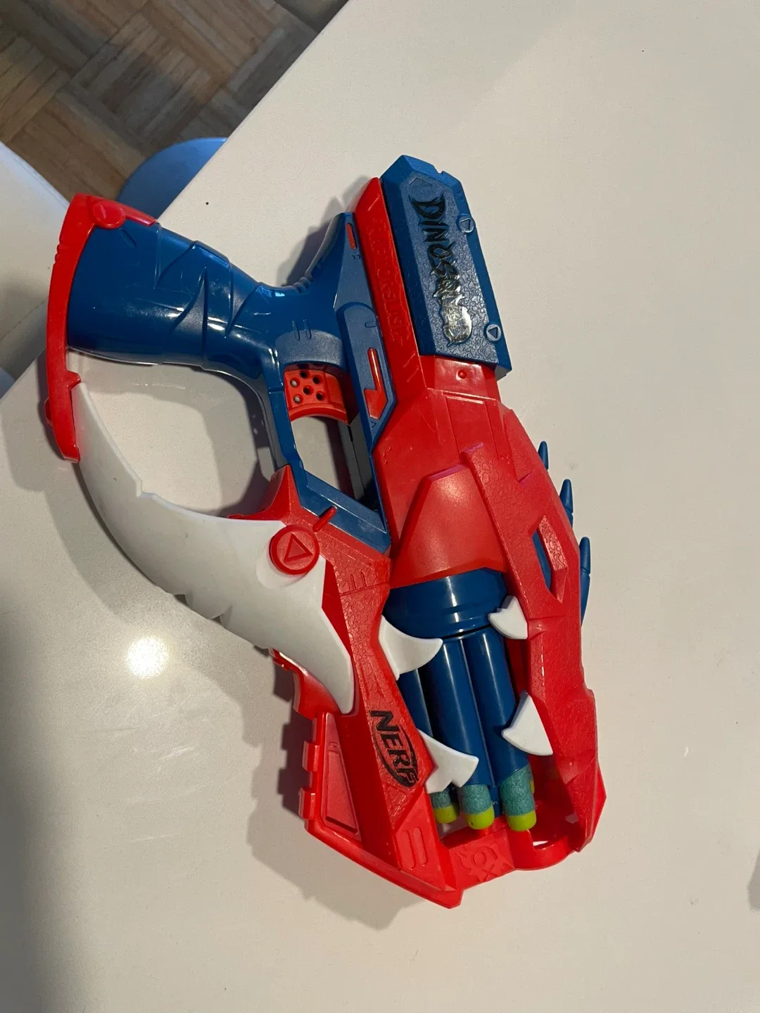 Nerf DinoSquad Rex-Rampage Blaster toy gun 🥕thirfty pick image indicator(3)