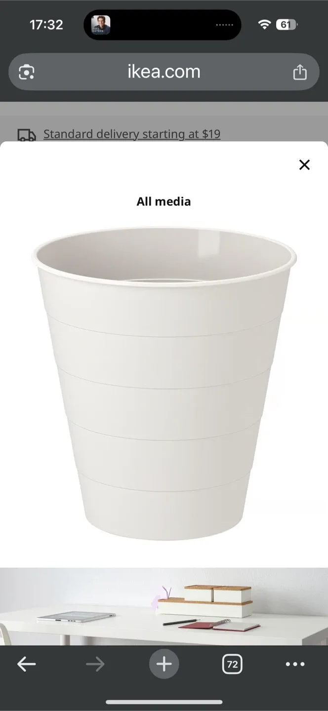 Three IKEA trash bins (bundle) image indicator(2)