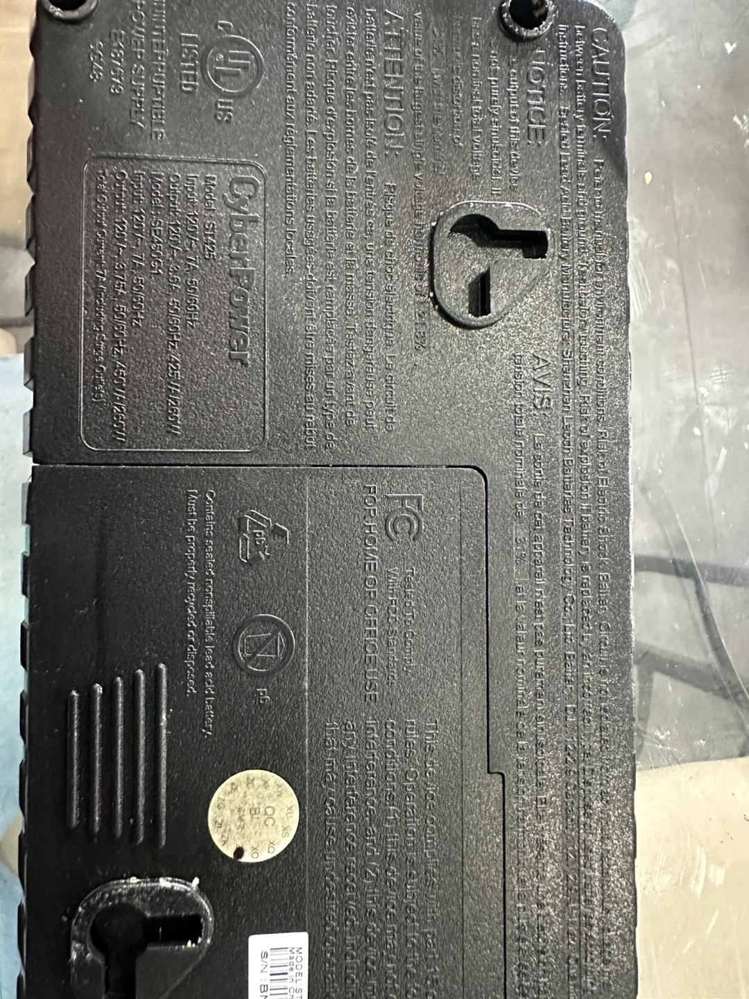 CyberPower ST425 —power supply (UPS). image indicator(5)