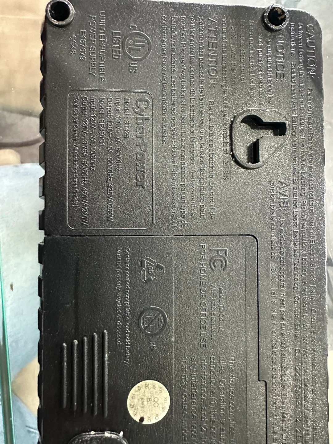 CyberPower ST425 —power supply (UPS). image indicator(4)