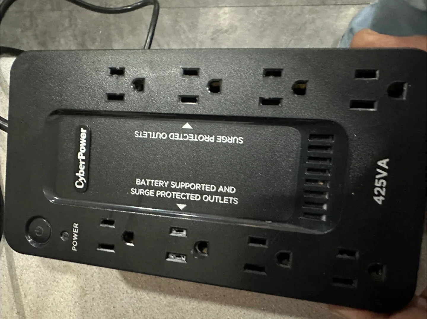 CyberPower ST425 —power supply (UPS). image indicator(10)