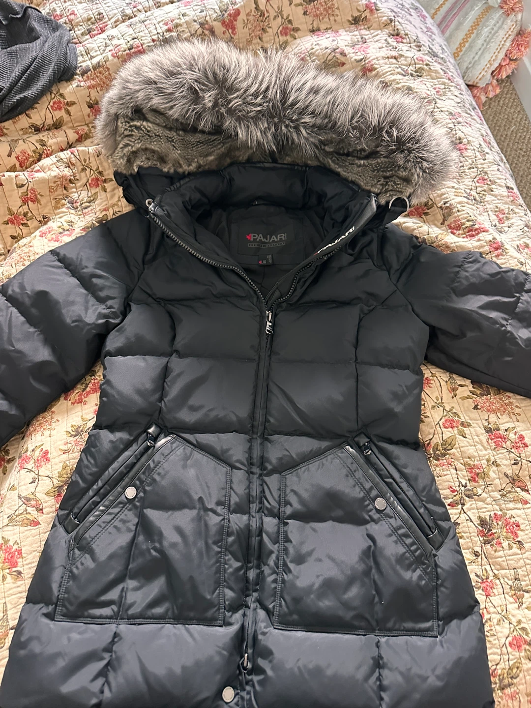 PAJAR Black Down Parka - Size L - photo 2