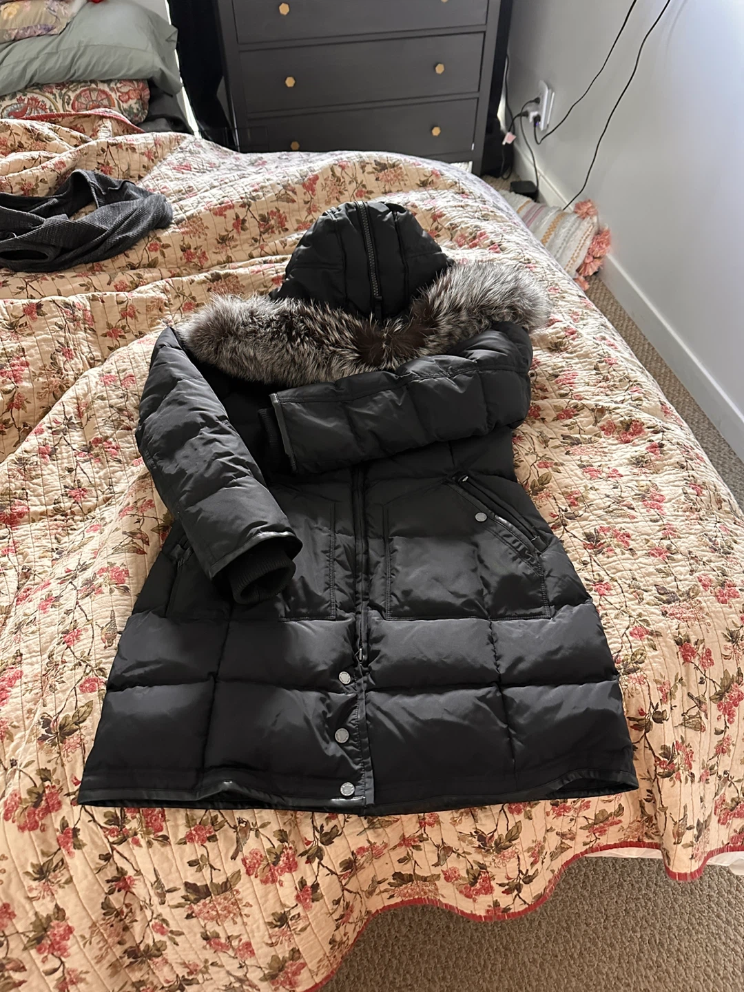 PAJAR Black Down Parka - Size L
