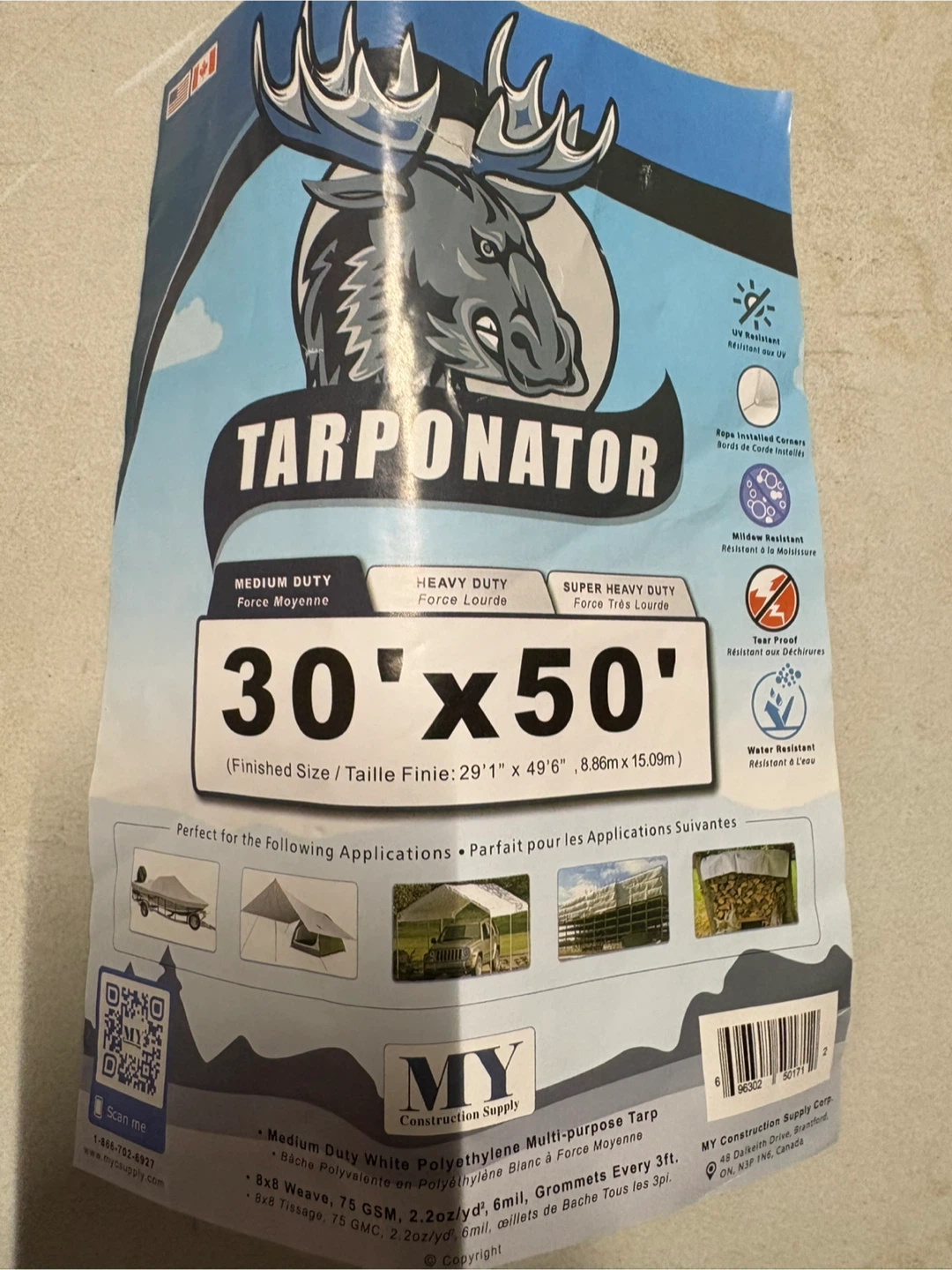 Tarponator Tarp 30' x 50' - Medium Duty - photo 2
