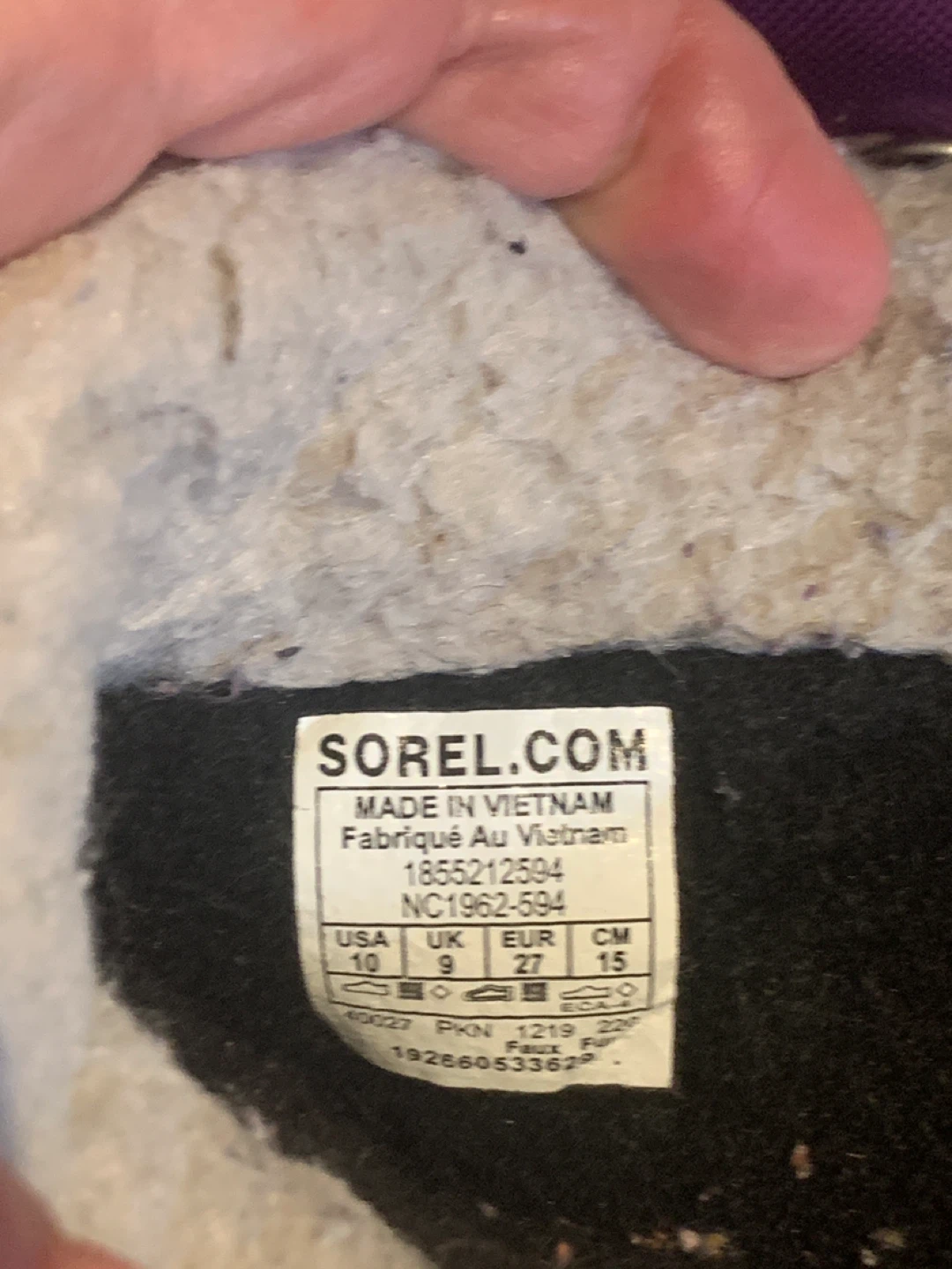 Sorel Kids Snow Boots, Purple, US Size 10 - photo 3